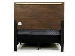 Naialyn Panel Bed In Gray, Full