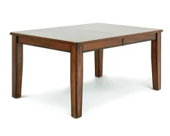 Napa Extendable Dining Table & 6 Chairs In Brown