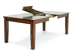 Napa Extendable Dining Table In Brown