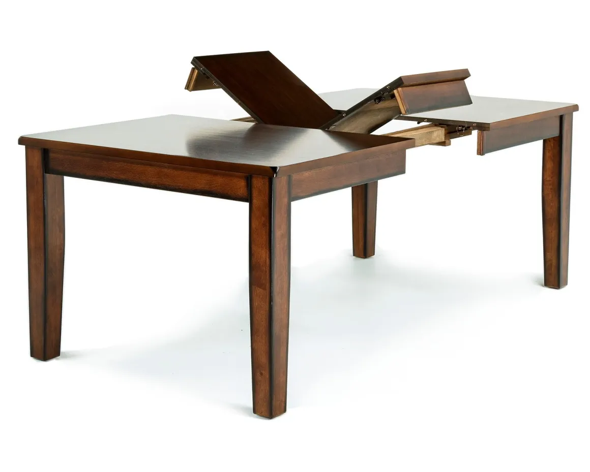 Napa Extendable Dining Table In Brown