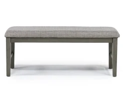 Napa Extendable Dining Table, 4 Chairs & Bench In Brown