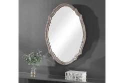 Natural Accent Mirror In Brown