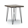 Natures Edge Chairside Table In Chestnut/Black