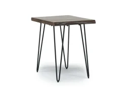 Natures Edge Chairside Table In Chestnut/Black