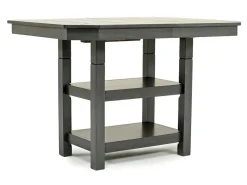 New Haven Adjustable Extendable Dining Table & 6 Chairs In Gray