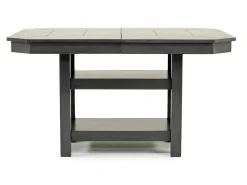 New Haven Adjustable Height Extendable Dining Table In Brown