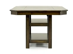 New Haven Adjustable Height Extendable Dining Table In Brown