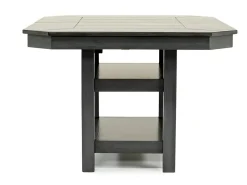 New Haven Adjustable Height Extendable Dining Table In Brown