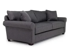 Nicco Sofa In Zander Charcoal
