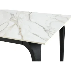 Nicoya Dining Table In Black Sintered Stone