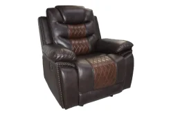 Nikko Gliding Recliner In Brown