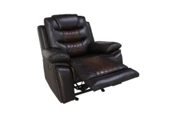 Nikko Gliding Recliner In Brown