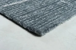 Nube Glow Rug In Ash Blue, 5’ X 7’