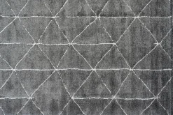 Nube Halo Rug In Anthracite/Ivory, 5’ X 8’