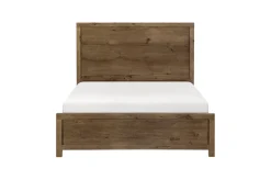 Oaklyn Panel Bed In Brown, Queen