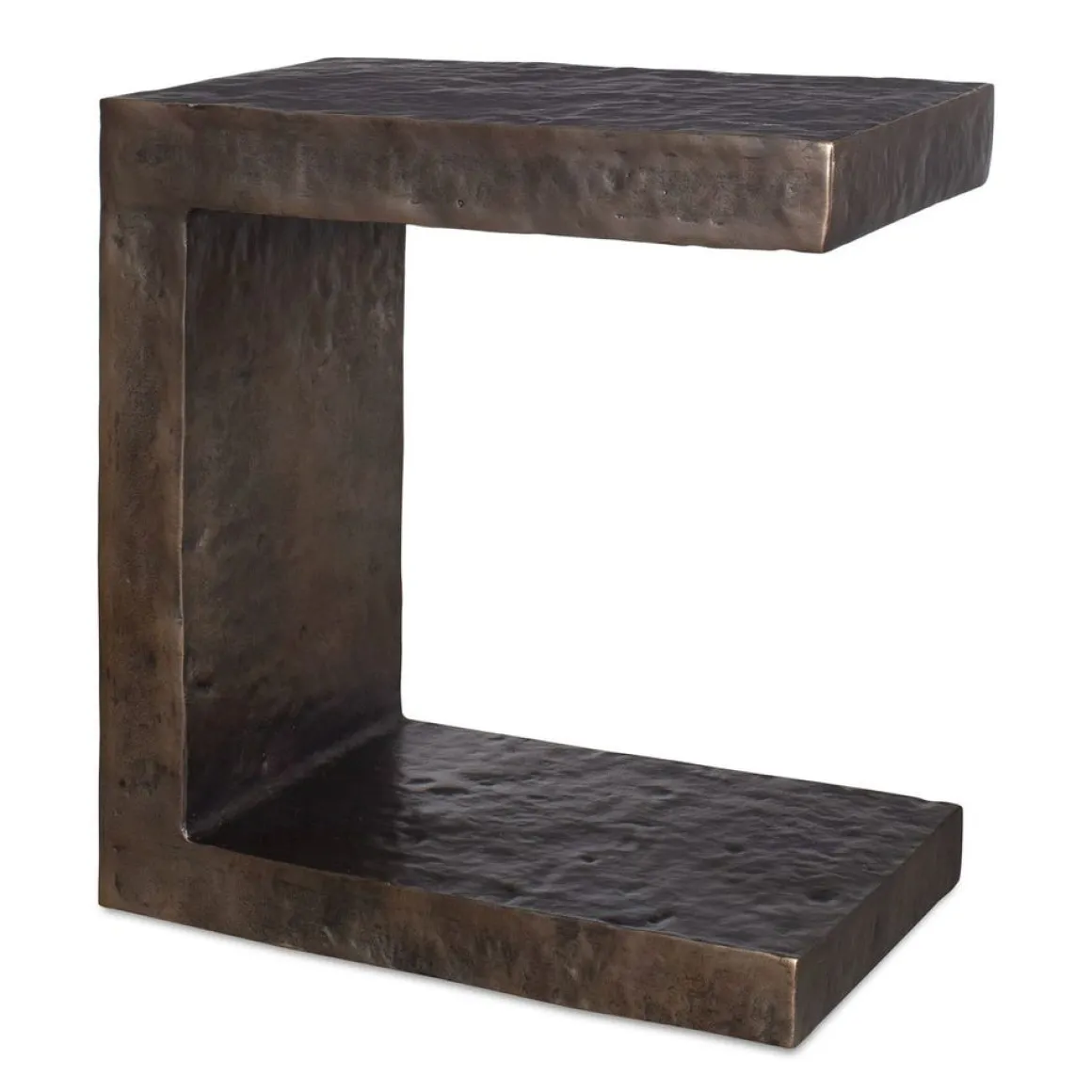 Obra Outdoor Accent Table In Bronze