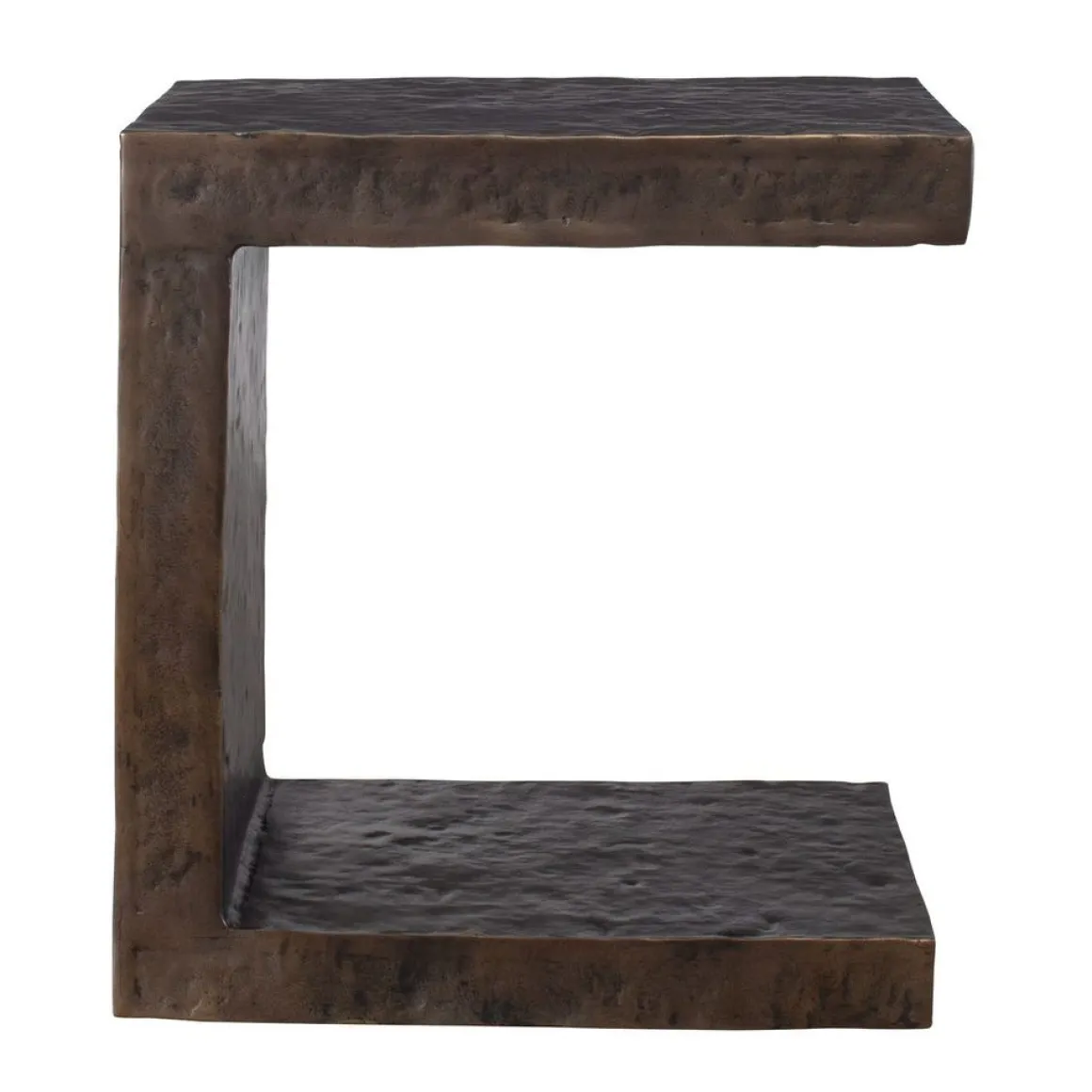 Obra Outdoor Accent Table In Bronze