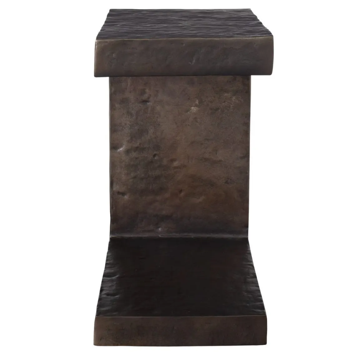 Obra Outdoor Accent Table In Bronze