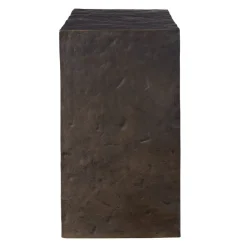 Obra Outdoor Accent Table In Bronze