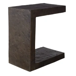 Obra Outdoor Accent Table In Bronze