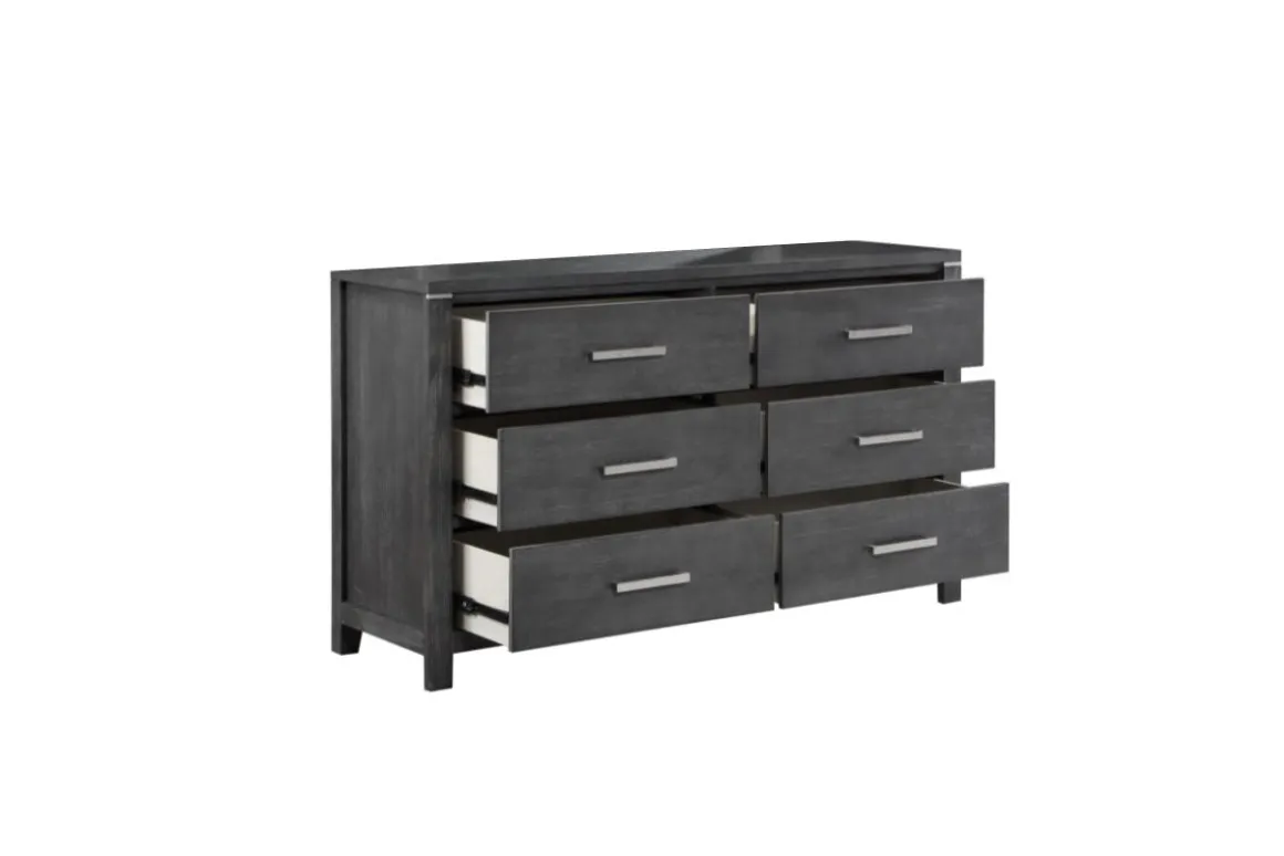 Odessa Dresser In Charcoal Gray