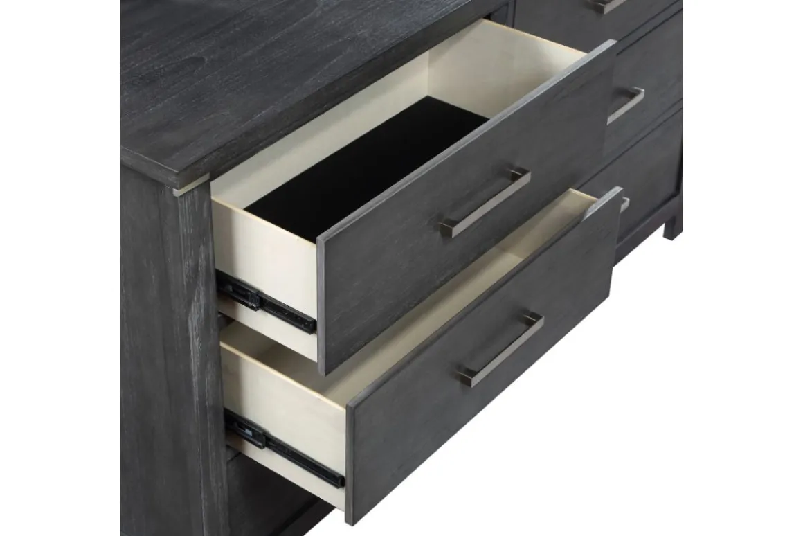 Odessa Dresser In Charcoal Gray