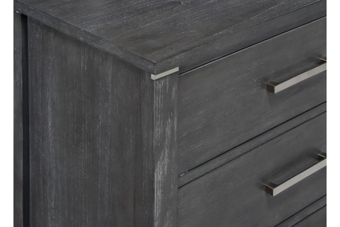 Odessa Dresser In Charcoal Gray
