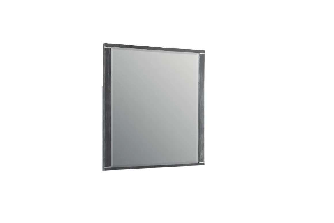 Odessa Mirror In Charcoal Gray