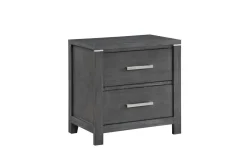 Odessa Nightstand In Charcoal Gray