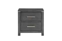 Odessa Nightstand In Charcoal Gray
