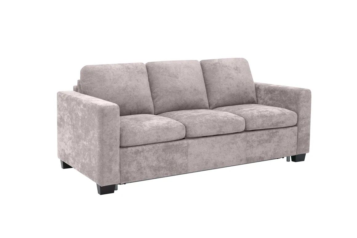 Oliver Queen Sleeper Sofa W/ Mattress In Mistral Rabbit