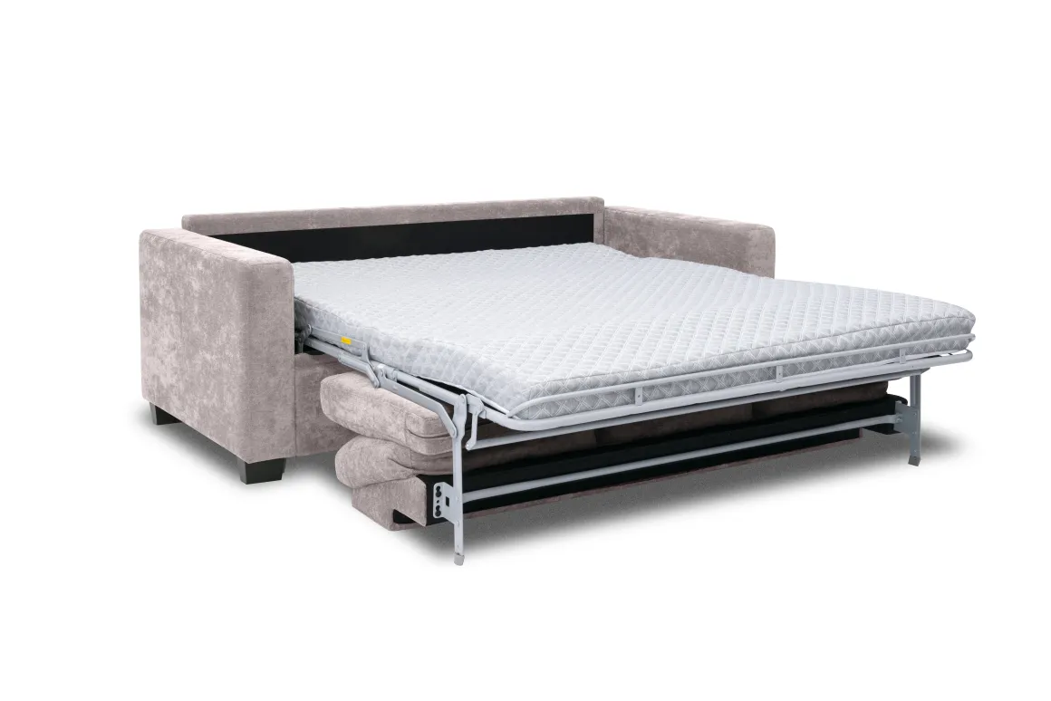 Oliver Queen Sleeper Sofa W/ Mattress In Mistral Rabbit