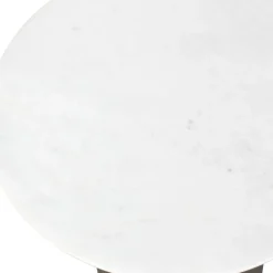 Olso Outdoor Round Accent Table In Brass