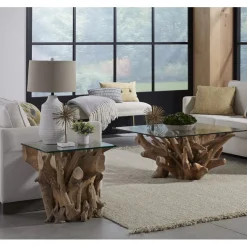 One Coffee Table In Warm Teak