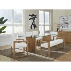 One Dining Table In Bisque