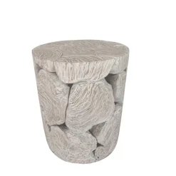 One End Table In Warm Teak