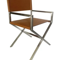 One Upholstered Arm Chair In Bisque, Set Of 2