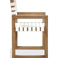 One Upholstered Arm Chair In Bisque, Set Of 2