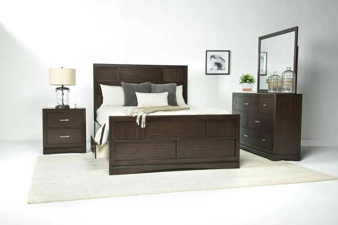 Ontario Mirror In Brown