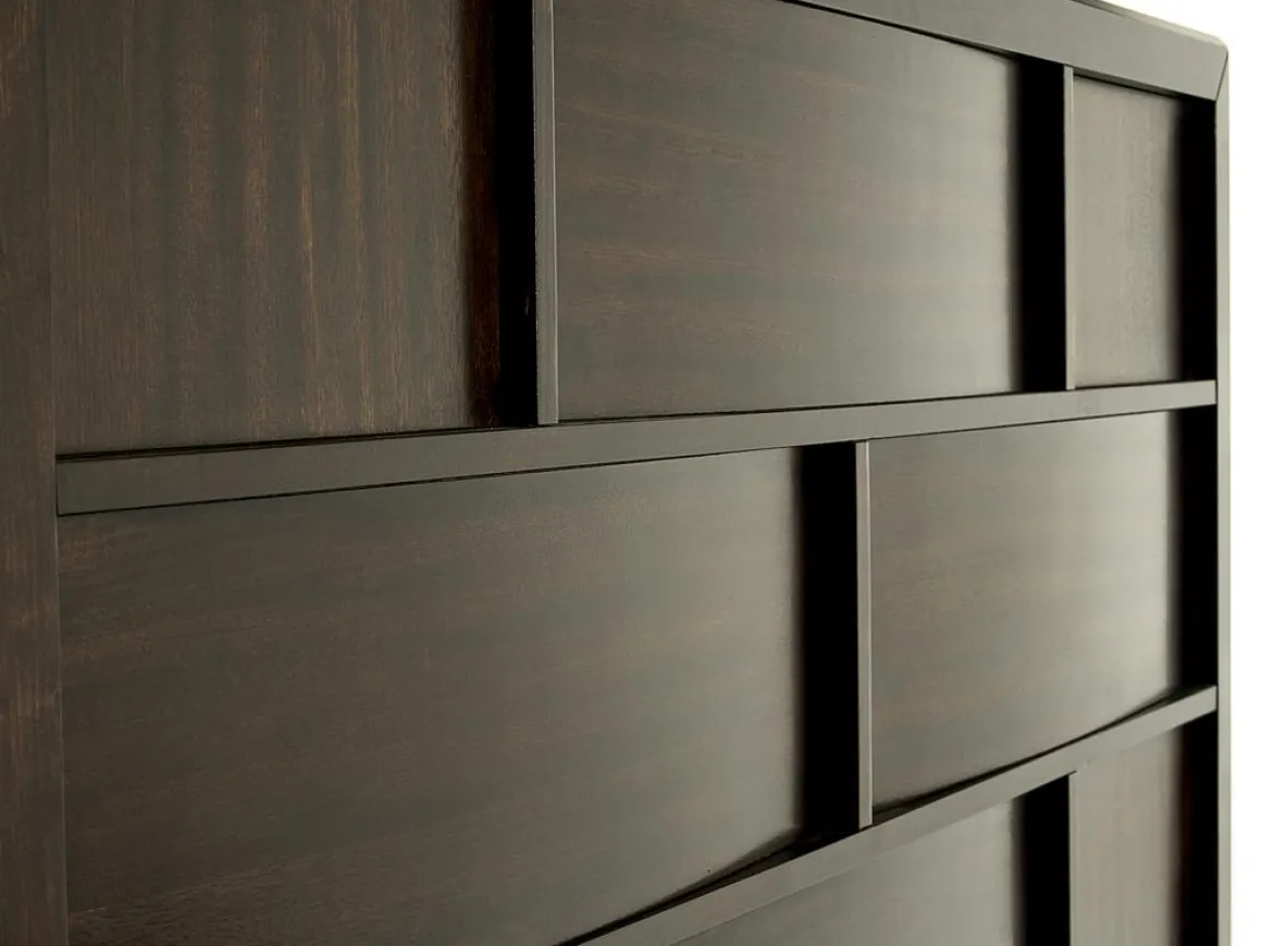 Ontario Panel Bed W/ Storage In Gray, Eastern King