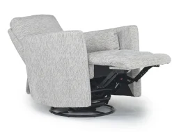 Opal Swivel Gliding Recliner In Dove