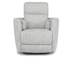 Opal Swivel Gliding Recliner In Dove