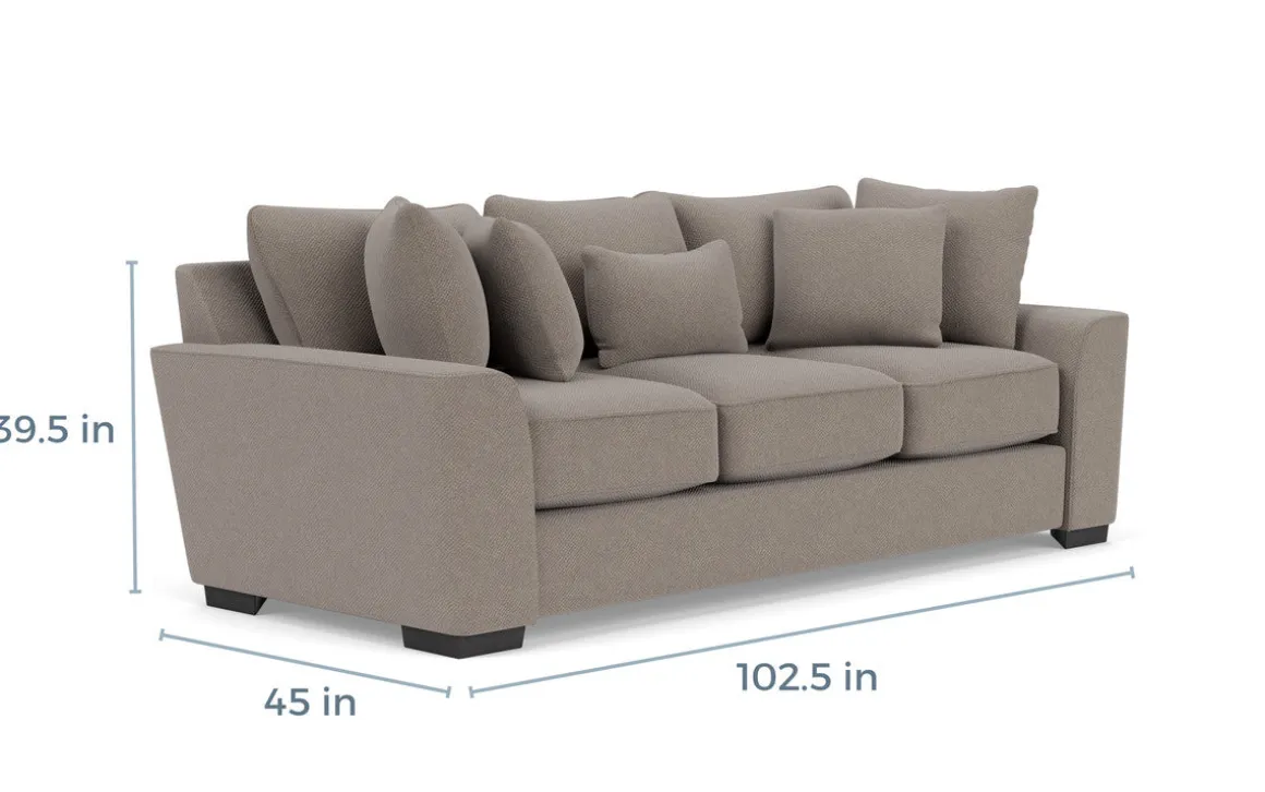 Oracle Large Sofa & Loveseat, Down - Custom Order