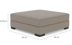 Oracle Oversized Ottoman - Custom Order