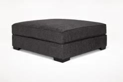 Oracle Oversized Ottoman In Envy Ebony