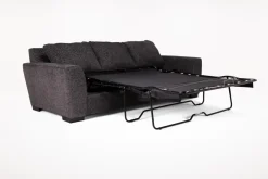 Oracle Queen Sleeper Sofa In Envy Ebony, Down