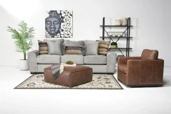 Oracle Queen Sleeper Sofa In Envy Ebony, Down