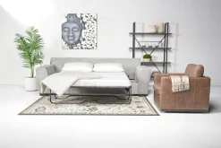 Oracle Queen Sleeper Sofa In Envy Ebony, Down