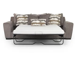 Oracle Queen Sleeper Sofa W/ Mattress In Envy Ebony, Down