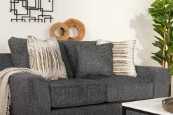 Oracle Sofa & Loveseat In Envy Ebony, Down